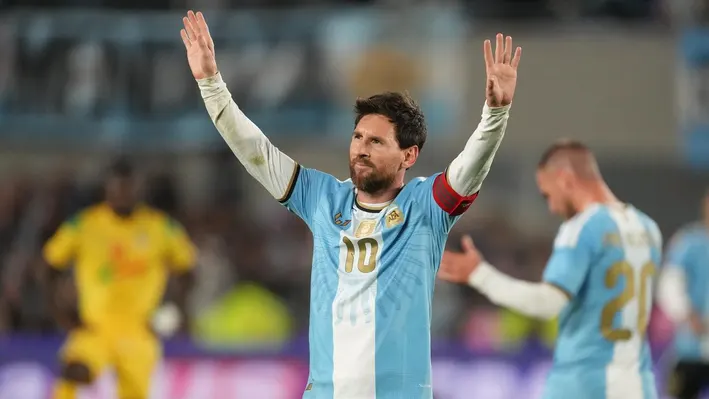 Lionel Messi Scores in Emotional Final Appearance for Argentina