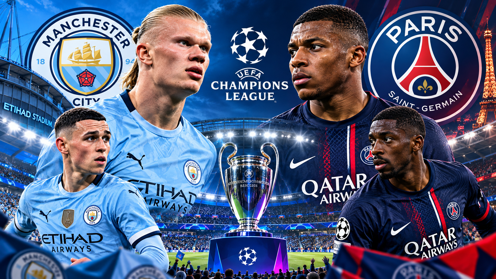 Manchester City vs PSG Preview: European Heavyweights Set for Champions League Showdown at the Etihad