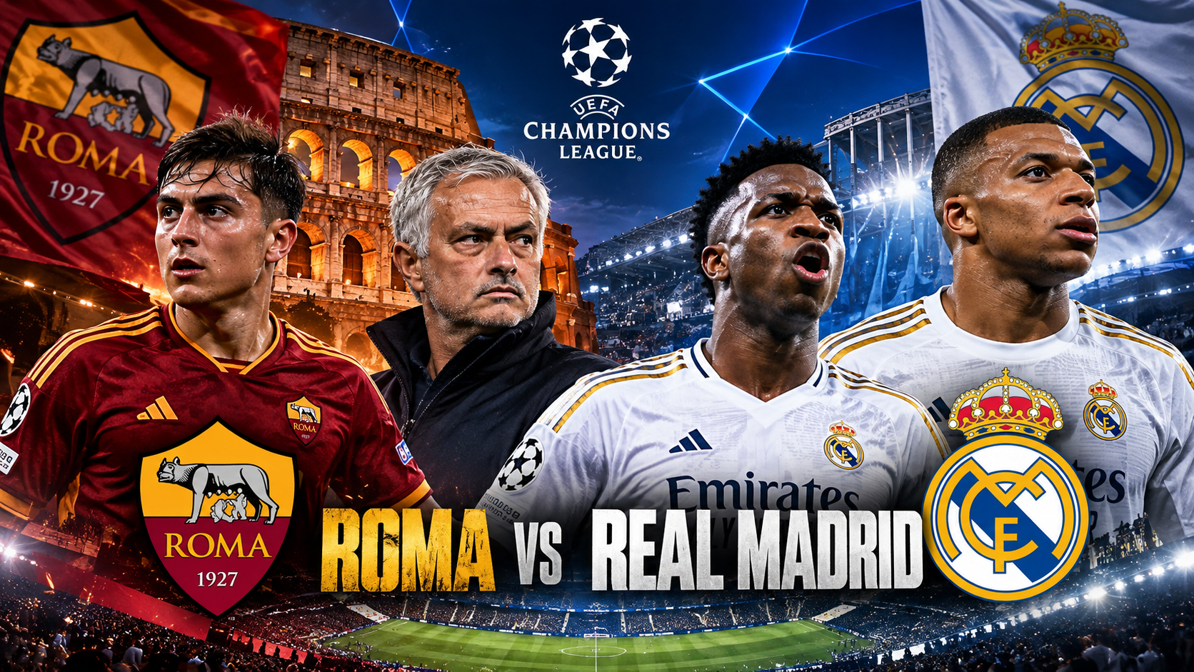 Roma vs Real Madrid Preview: Mourinho Returns to the Olimpico as European Giants Clash in Champions League Showdown